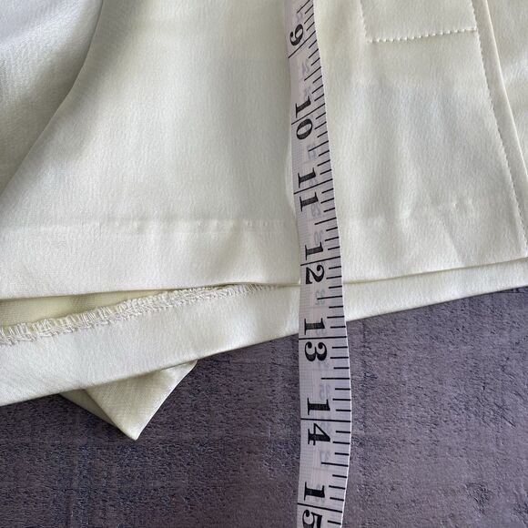 Generation Love High Waist Satin Butter Yellow Shorts‎  Size Small - Picture 8 of 10